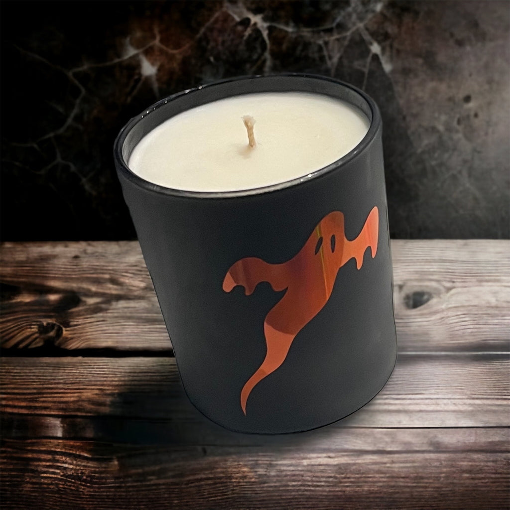 Soy Wax Scented Candle - Ghost - black