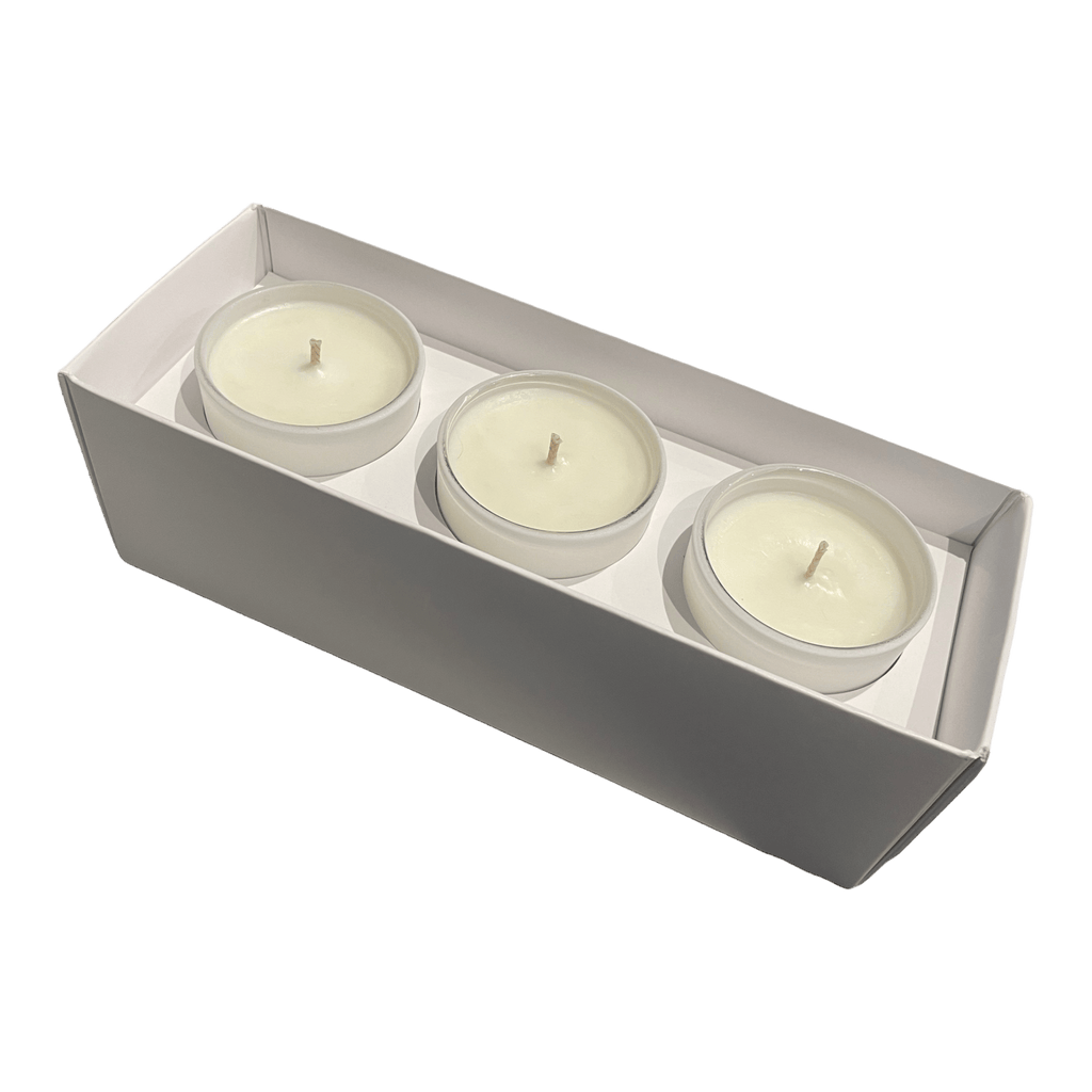 Soy Wax Scented Candle Trio - Gift Set - White - Homewick
